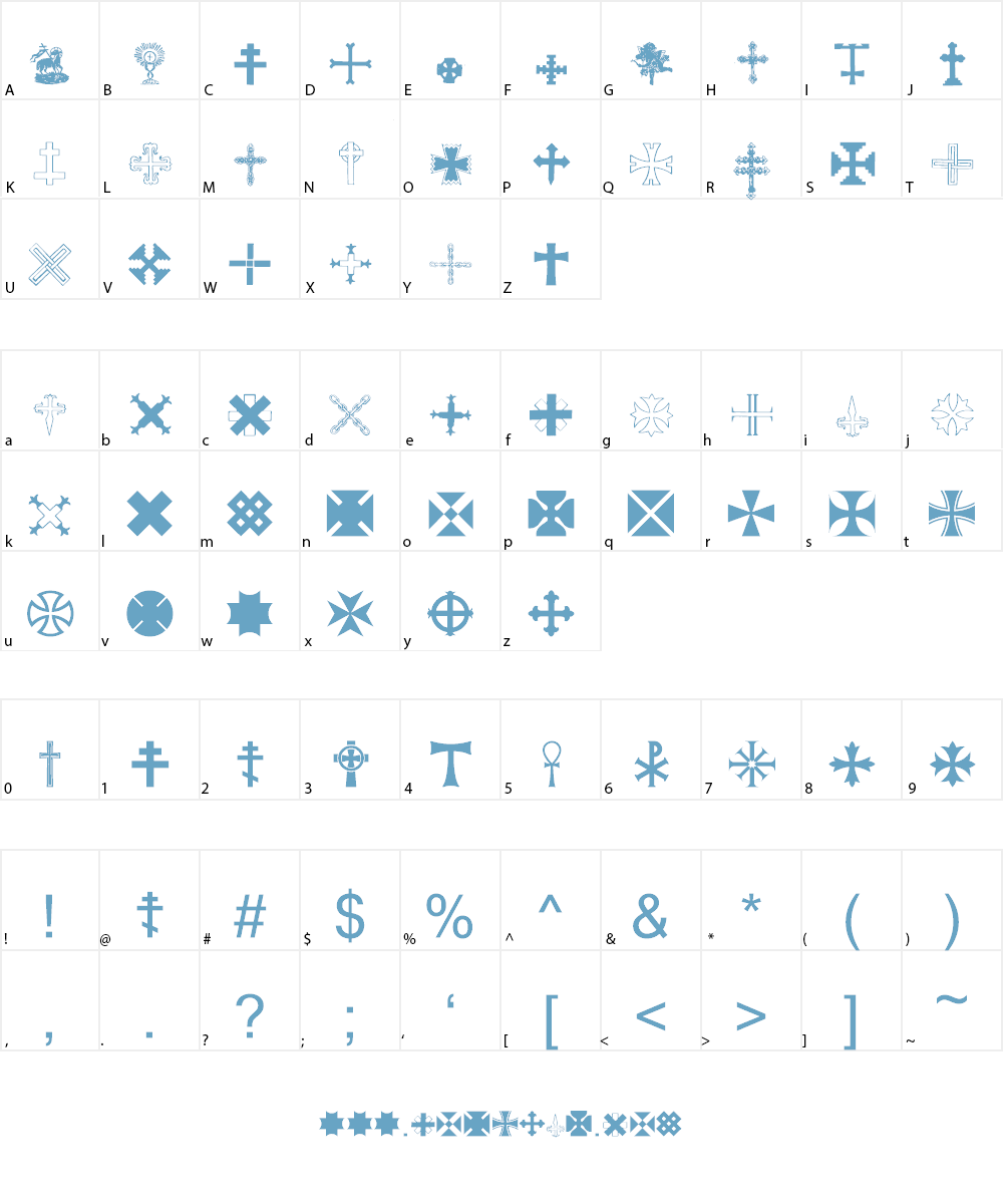 Laus Sus Cris Two Font Character